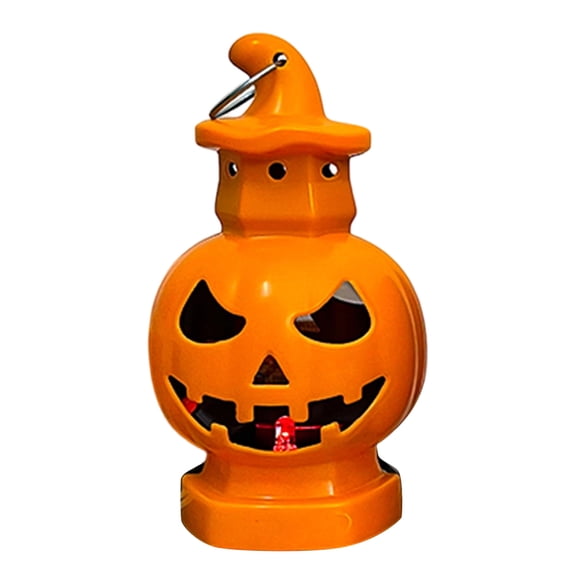 Kyusrd Pumpkin Lantern Lights for Halloween Decor,Battery Operated LED Pumpkin Hanging Decoration With Illuminated Face Suitable for Yard Decor