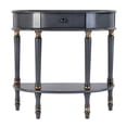 thumbnail image 1 of Beaumont Lane Traditional 31.5"W Hand Painted Wood Console Table in Blue, 1 of 8