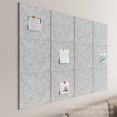 thumbnail image 6 of Acoustic Panels 12 Pack 11.8"x11.8", Self-Adhesive Polyester Fiber Sound Absorbing Wall Tiles, 5 Colors, 6 of 6