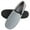 Grey, variant on Hanes Men's Closed Back Slipper Shoe - Memory Foam with Indoor Outdoor Sole