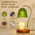 thumbnail image 5 of Funistree Candle Warmer Lamp with Timer and Dimmer, Green Wax Warmer Home Decor for Bedroom Living Room Decor,candle warmer Birthday Gifts for Womens Mom, 5 of 7