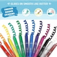 thumbnail image 2 of NOYO Crayons Set of 12 colors -Not your ordinary crayons, 3-1 extraordinary bolder crayons, pastel and watercolor effects, 2 of 5