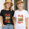 thumbnail image 2 of Party Like It's 1970 Shirt Funky Disco 70s Retro Graphic T-Shirt, 2 of 4