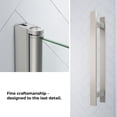 thumbnail image 5 of OVE Breeze 60 x 36 Corner Frameless Pivot Shower Door Kit Satin Nickel, 5 of 14