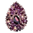 thumbnail image 2 of Eoperou Vivid Appearance Exquisite Brooch Pin Lightweight Decorative Polishing Faux Crystal Waterdrop Shape Women Pin Costume Accessories, 2 of 8