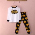thumbnail image 1 of 2 Pcs Garçons Enfants Batman Hiver 100 % Coton Tenue de Nuit Pyjama Ensemble Vêtement de Nuit Âge pour 2-8 Ans, 1 of 5