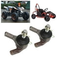 thumbnail image 1 of Rotule de Tringle, Ensemble d'Extrémité de Tringle Résistante à l'Usure Longue Durabilité Haute Dureté pour Kart Chinois 50-250cc ATV Quad 4 Roues, 1 of 7