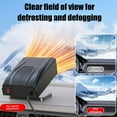 thumbnail image 2 of 12V Car Heater Mounted Fast Heating Fan 14.5x12.5x8cm, Winter Defogging Defrosting Warming with Adjustable Wind Direction, 2 of 6