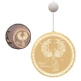 thumbnail image 3 of 3D Hanging Light LED String Lamp Lighting Decoration Christmas Light for Home Bedroom Room Merry Christmas 2, 3 of 10