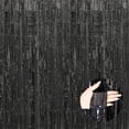 thumbnail image 3 of Black Fringe Curtain Foil Backdrop Curtain 1PCS 3.3x9.8Ft Party Streamers Metallic Tinsel for Birthday Wedding Engagement Baby Shower Bachelorette Christmas Holiday Celebration Party Decorations, 3 of 7