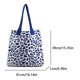 thumbnail image 2 of Bolso de crochet de leopardo bolso de hombro grande bolso de bolso de punto para mujeres (azul), 2 of 9