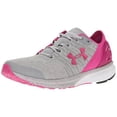 thumbnail image 2 of Under Armour Women's Charged Bandit 2 Overcast Gray / White Tropic Pink Ankle-High Running Shoe - 6M, 2 of 7