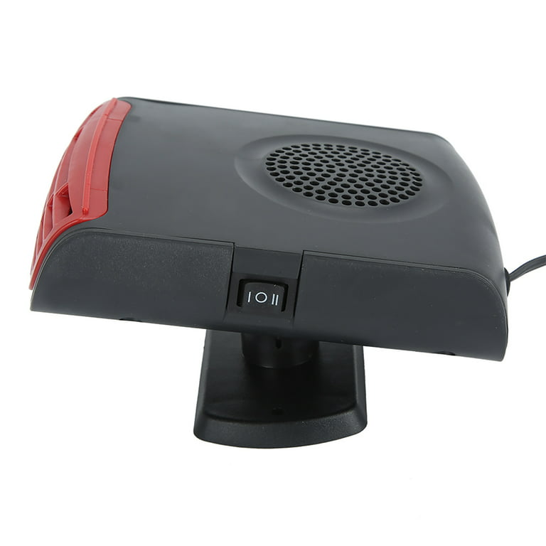 TOTMOX Car Heater Defroster Portable Windshield Defogger and Cooler Fan with Thermostat 12V 150W Plugs Into Cigarette Lighter at MechanicSurplus.com