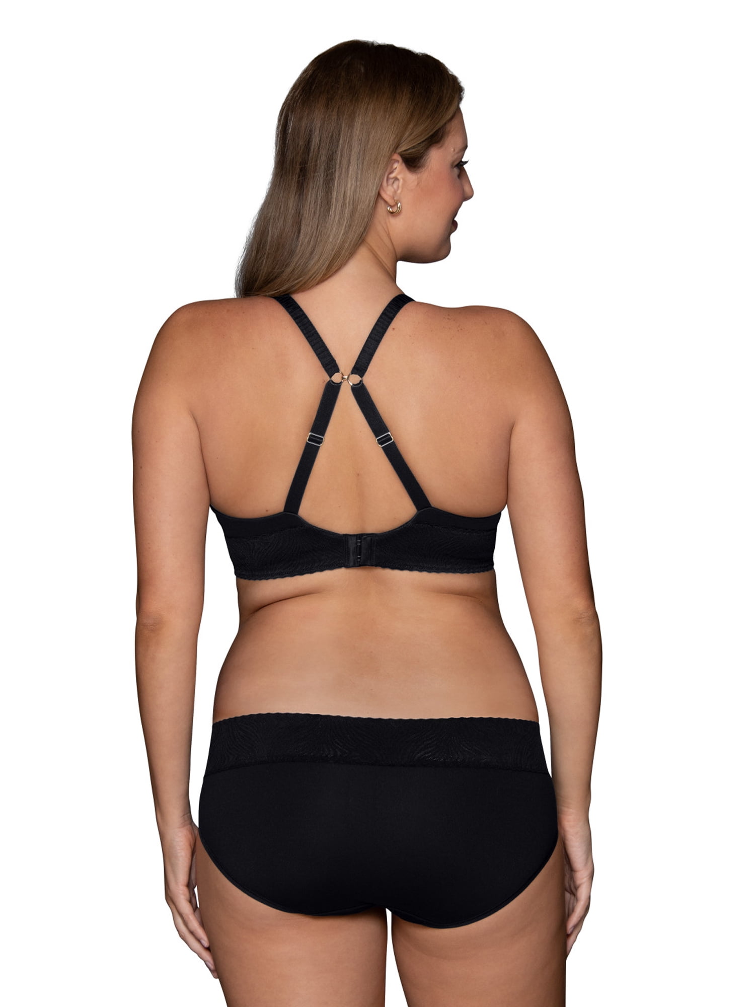 Vanity Fair Lingerie Women's Effortless Wireless Bra, Buttery Soft and Lightweight, Style 77164