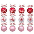 thumbnail image 2 of 12 Pcs Valentines Day Letter Patterned Hanging Decorations 36 Inch/6Cm Red & Pink Plaid Balls For Tree Valentines Day Party Decoration For Teens 14+, 2 of 6