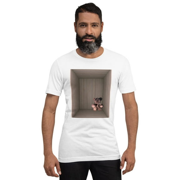 Bear in a Box | 3D Effect | Short-sleeve | Unisex T-shirt