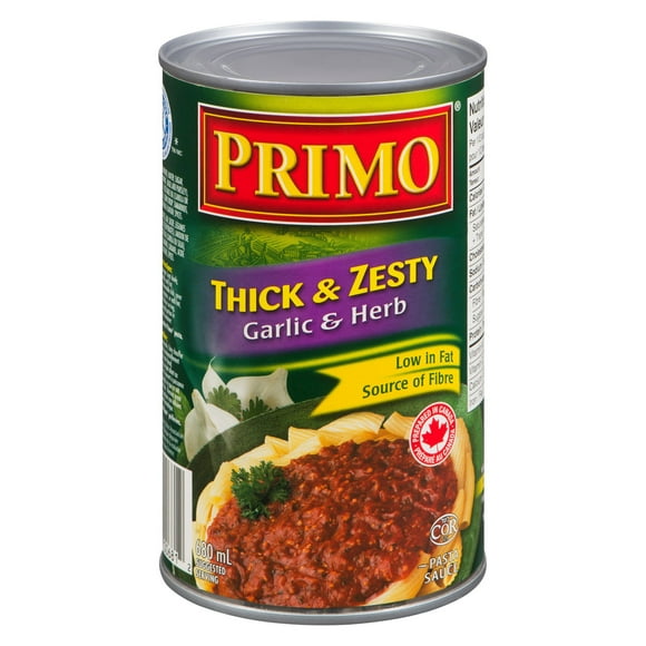 Primo Thick & Zesty Garlic and Herb Sauce, Gar and Her Sce