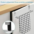thumbnail image 4 of 2 PCS Wall Mounted Towel Rack Stainless Steel 23*6.2cm Hanging Towel Rack Wall Mounted Towel Rack Bars Towel Holder Bathroom Towel Rack Wall Mounted Stainless Towel Rack, 4 of 5