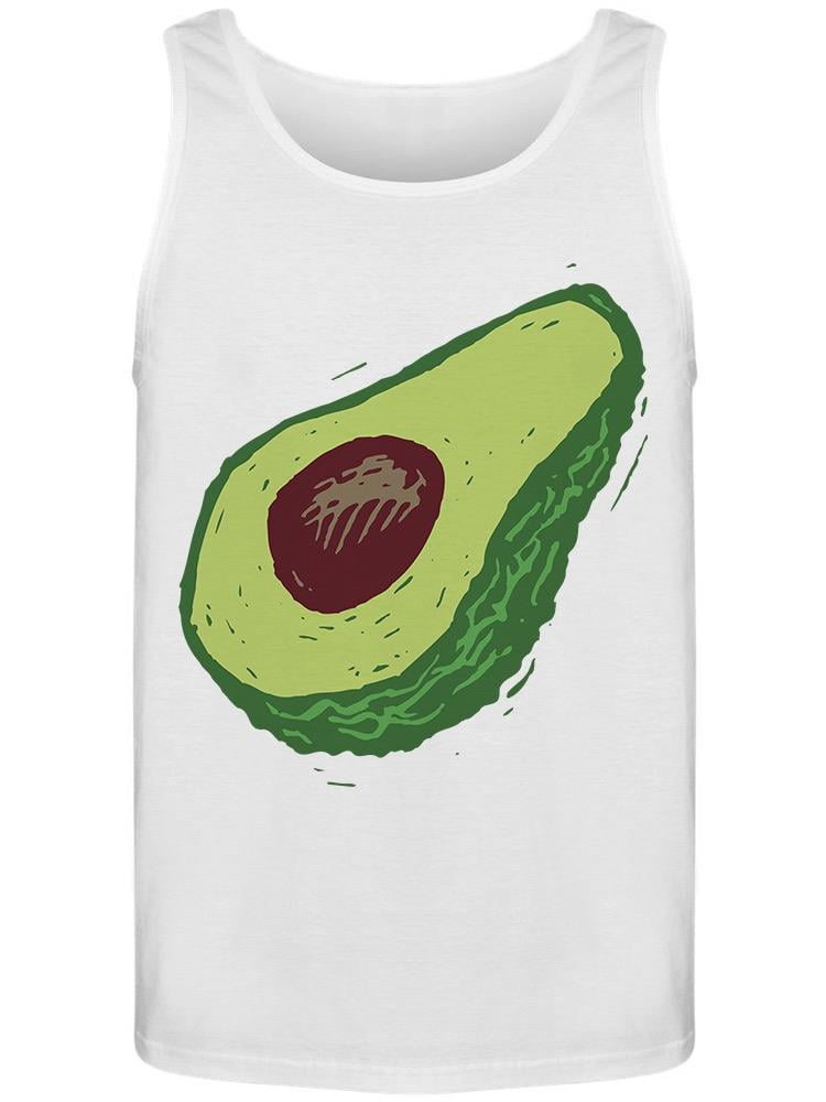 Drawing Of Avocado Cartoon Tank Men S Image By Shutterstock Walmart Com
