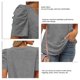 thumbnail image 5 of Camisa de verano para mujer,Camisa informal para mujer V Camisa informal de manga corta para mujer Rendimiento lleno de energía, 5 of 6