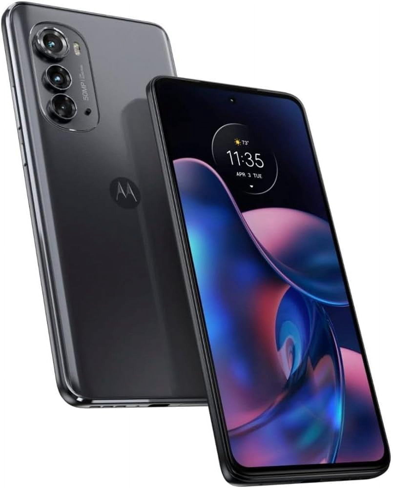Restored Motorola Moto Edge 2022 128GB Fully Unlocked Mineral Gray (Refurbished)