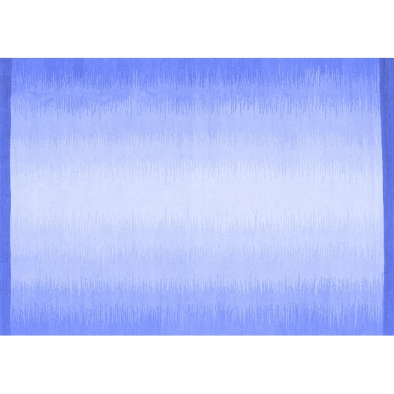 Ahgly Company Machine Washable Indoor Rectangle Abstract Blue Contemporary Area Rugs, 4' x 6'