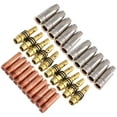 30pcs 15AK Nozzles Contact Tips Holders MIG Welder Consumable Welding