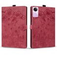 thumbnail image 5 of XYX Case for Xiaomi Redmi Pad SE 11.0 inch 2023 Released, Cherry Blossom Cat PU Leather Folio Stand Magnetic Shockproof Protective Cover (Red), 5 of 7