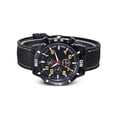 thumbnail image 1 of Sonducket Reloj de cuarzo con superficie de espejo de plástico para hombre, reloj de con carcasa de aleación para deportes de negocios, hebilla Relojes Amarillo, 1 of 6