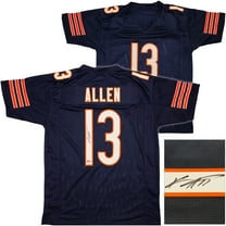 Chicago Bears Keenan Allen Autographed Blue Jersey Beckett BAS Witness 238360