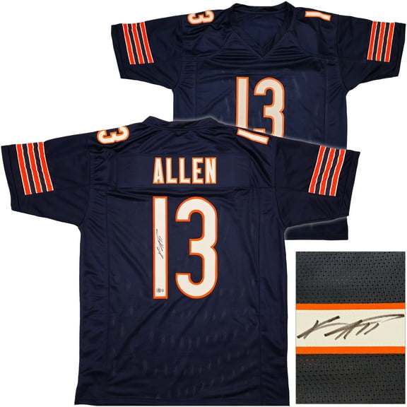 Chicago Bears Keenan Allen Autographed Blue Jersey Beckett BAS Witness 238360