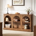 thumbnail image 6 of Fnova 63" Farmhouse Console Table, Wooden Entryway Table with 3-Tier Storage, Rectangular Sofa Table for Entrance, Hallway, Living Room, Behind Couch, 6 of 15