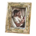 thumbnail image 1 of Saro Lifestyle PF160.BL46 Wood Fragment Picture Frame, Blue, 1 of 1