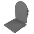 thumbnail image 6 of Costaelm Paradise Outdoor Adirondack Chair Seat and Back Cushion, Gray, 6 of 7
