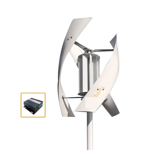 2kw Wind Turbine Generator,Vertical Axis Coreless Generator Kit 24v 48v Wind Turbine With Low Rpm Permanent Magnet Alternative Generator ,Easy to Install