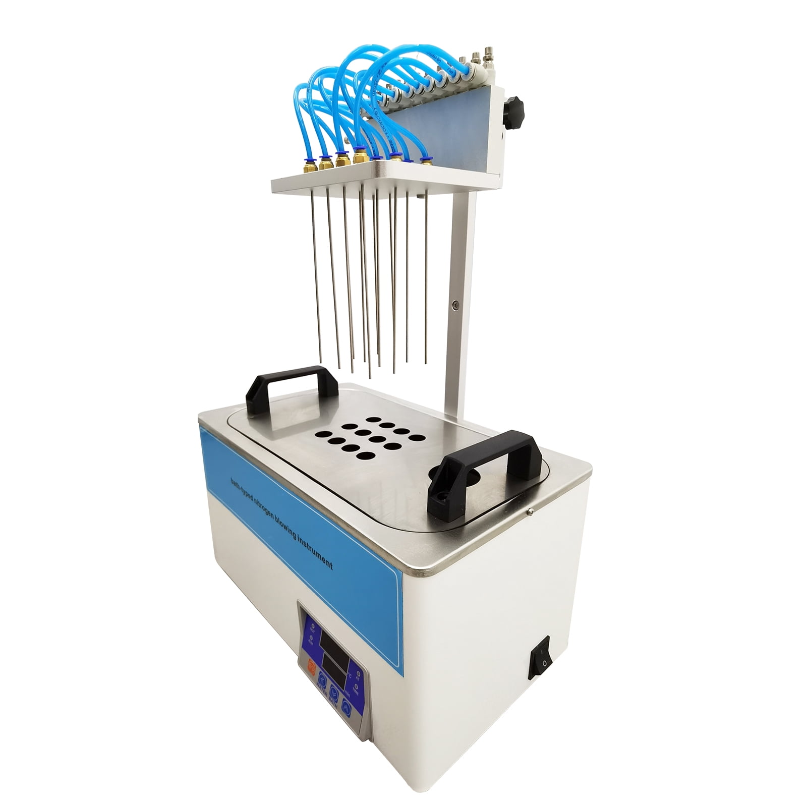 12-Hole Water Bath Nitrogen Sample Concentrator Termovap Nitrogen Blower 110V 600W
