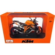 KTM 1290 Super Duke R Orange 1/12 Diecast Motorcycle Model by Maisto