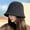 black, variant on Advanced Sensory Lamb Bucket Hat Female Autumn And Winter Plain Face Covered Face Warm Basin Hood Temperament Hats Spot Spot