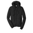 thumbnail image 5 of Port & Company Fan Favorite Fleece Full Zip Hooded Sweatshirt-4XL (Jet Black), 5 of 6