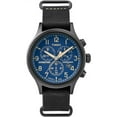 thumbnail image 2 of Men's Expedition Scout Chrono Watch, Black Leather Slip-Thru Strap, 2 of 5