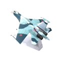thumbnail image 2 of Kokiya 1/100 SU-27 Fighter Plane Model Birthday Gift Tabletop Decor Miniature Toys with Argent base, 2 of 9