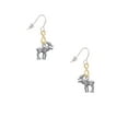 thumbnail image 2 of Delight Jewelry Silvertone Moose Gold Tone Infinity French Earrings, 2 of 4