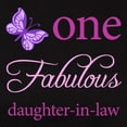 thumbnail image 3 of CafePress - One Fabulous Daughter In Law Women's Dark T Shirt - Women's Traditional Fit Dark T-Shirt, 3 of 4