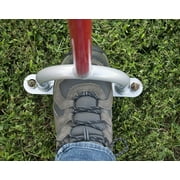 Garden Weasel Core Lawn Aerator - Comfort Grip Handle, Carbon Steel - Red