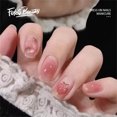 thumbnail image 1 of Fofosbeauty 24pcs Press on False Nails Tips, Round Fake Nails, Round Camellia Light Peach Color, 1 of 7