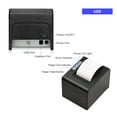 thumbnail image 3 of Riwcyla Thermal Receipt Printer 80mm Desktop Thermal Printing USB Connection 300mms High Speed with Auto Support ESCPOS for Shipping Business Restaurant Kitchen Supermarket Store Home Busine, 3 of 6