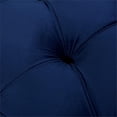 thumbnail image 3 of Alma Tufted Flared Arm Entryway Bench Navy Blue, 3 of 11