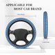 thumbnail image 3 of Balery Blue Gingham Fundas elásticas antideslizantes para volante, funda protectora universal para hombre y mujer, 15 pulgadas, accesorios para coche., 3 of 6