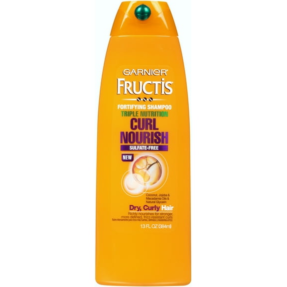 Garnier Fructis Triple Nutrition Curl Nourish Shampoo, 13 Fl Oz