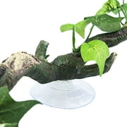 XROMTBEM Reptile Plants Vines for Climbing Habitat Decor Branches with Lifelike Leaves for Lizard Spider Snake Gecko Frog